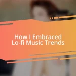 How I Embraced Lo-fi Music Trends