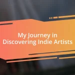 My Journey in Discovering Indie Artists